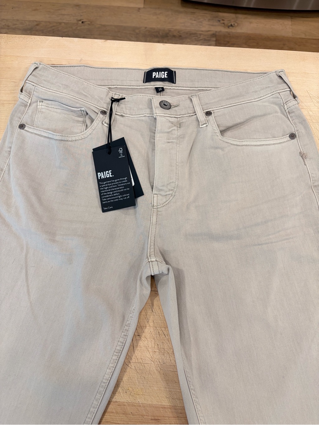 Transcend Federal 34" Slim Straight Jean - William Grey